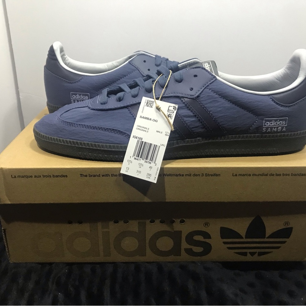(25)Adidas Samba OG Men's Preloved Ink